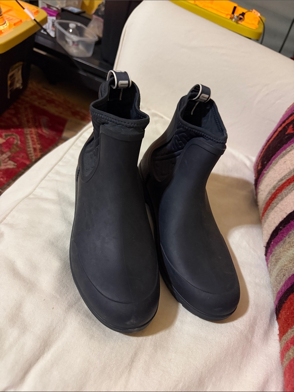 UGG Black Short Waterproof Rain Boots